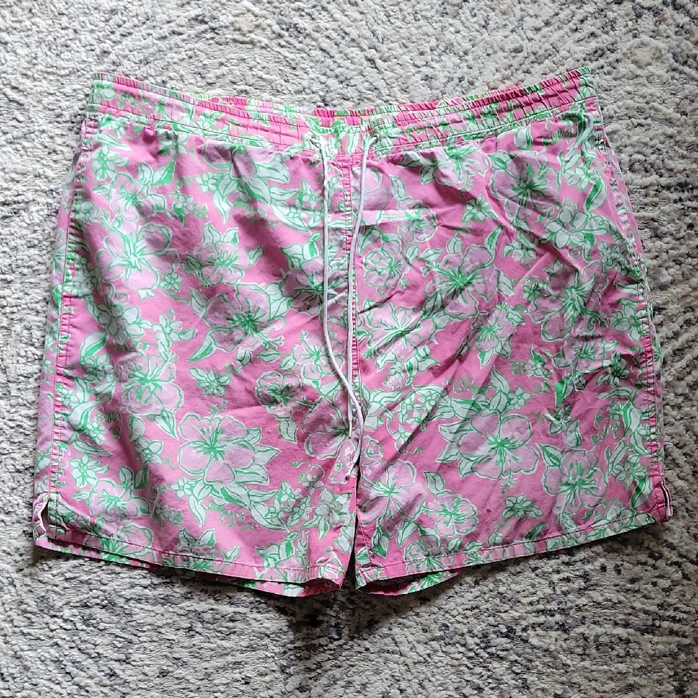 Lilly Pulitzer Men's Drawstring Swim Shorts Size Medium